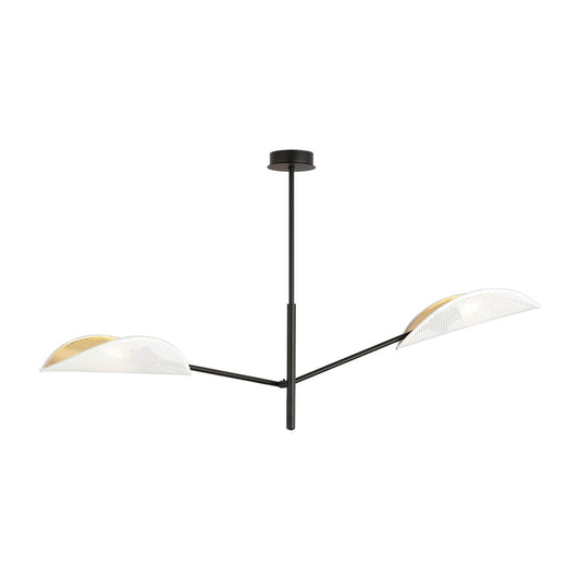 Loftlampe VENE 2 - Hvid / Guld - Nordic Unique