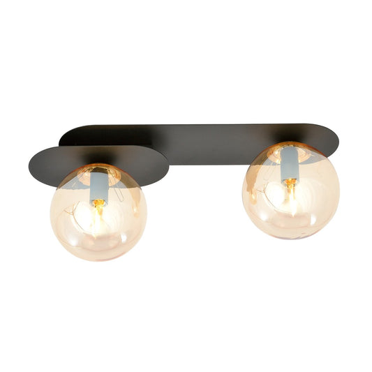 Loftlampe PLAZA 2 - Sort / Rav - Nordic Unique