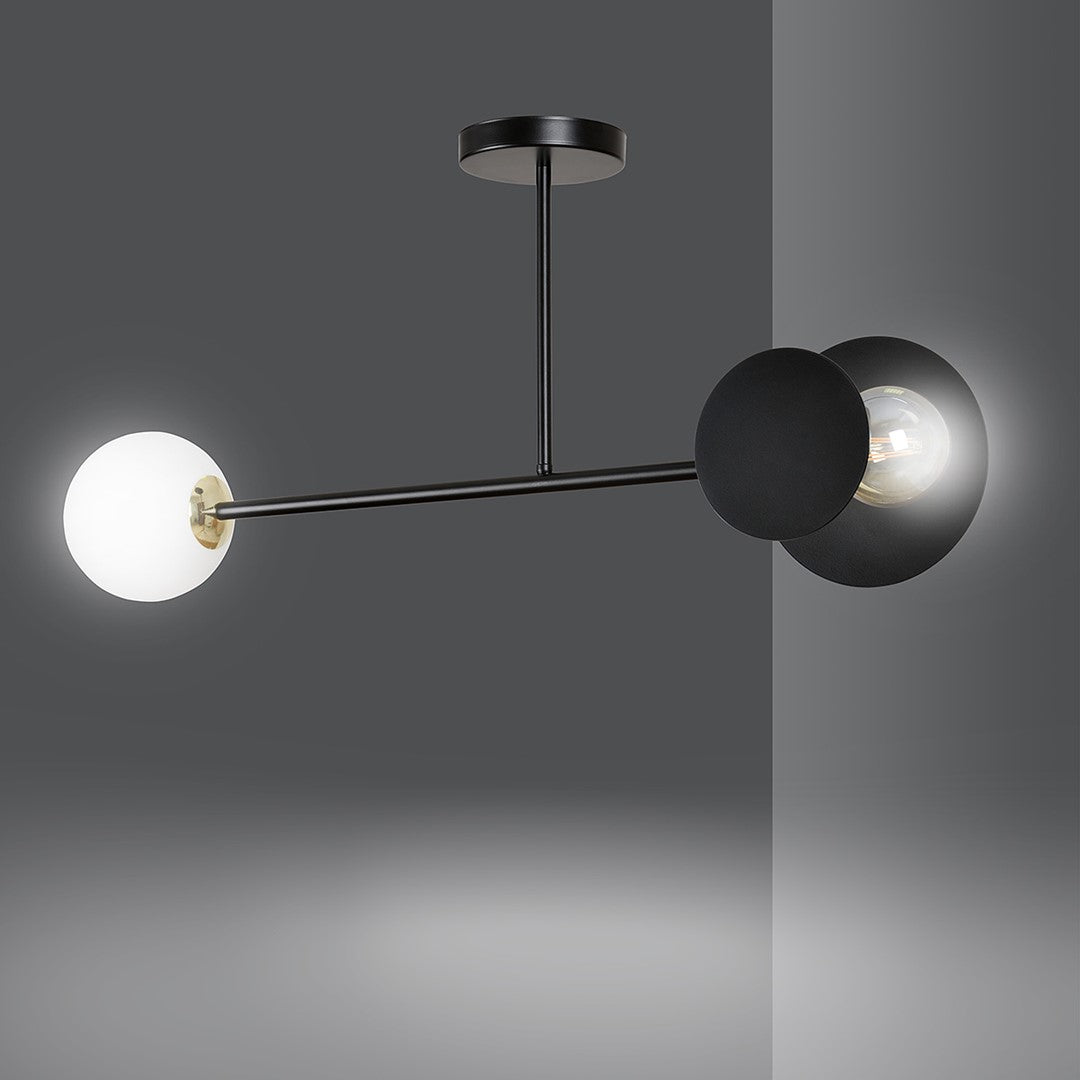 Loftlampe MINERVA 2 - Sort - Nordic Unique