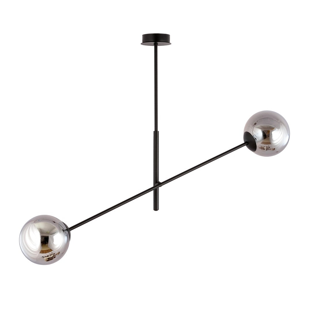 Loftlampe LINEAR 2 - Sort / Grafit - Nordic Unique