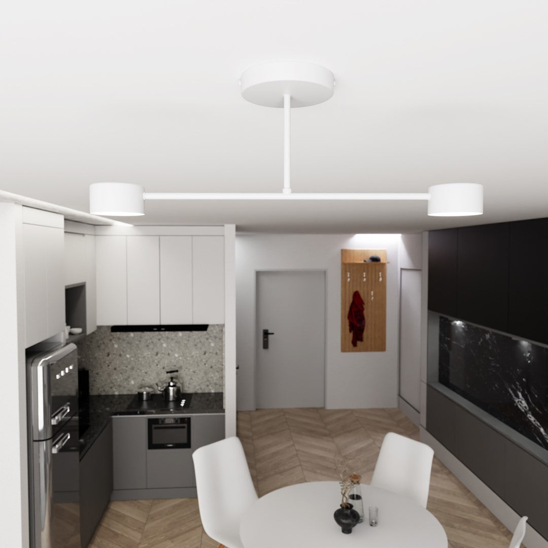 Loftlampe HALO 2 - Hvid - Nordic Unique