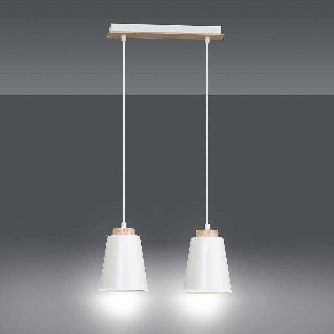 Loftlampe BOLERO 2 - Hvid - Nordic Unique