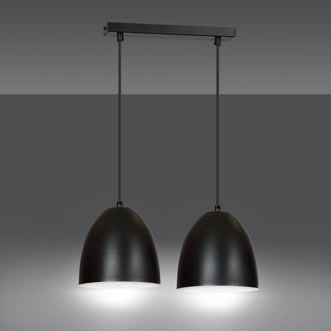 Loftlampe LENOX 2 - Sort / Hvid - Nordic Unique