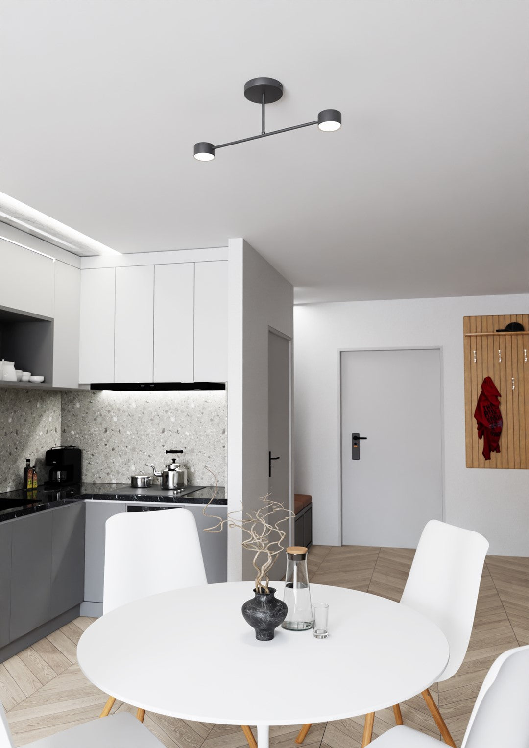 Loftlampe HALO 2 - Sort - Nordic Unique