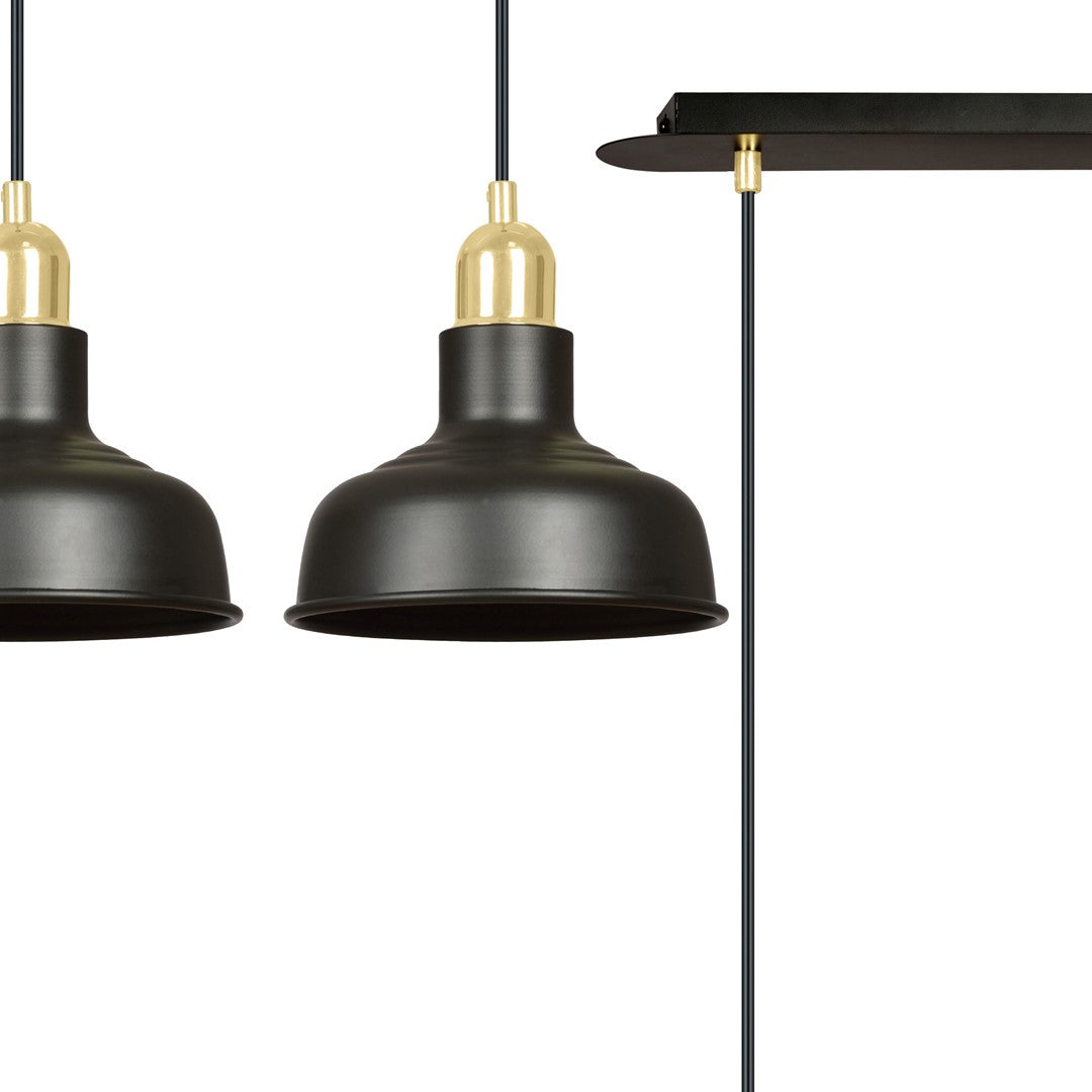Loftlampe IBOR 2 - Sort / Guld - Nordic Unique