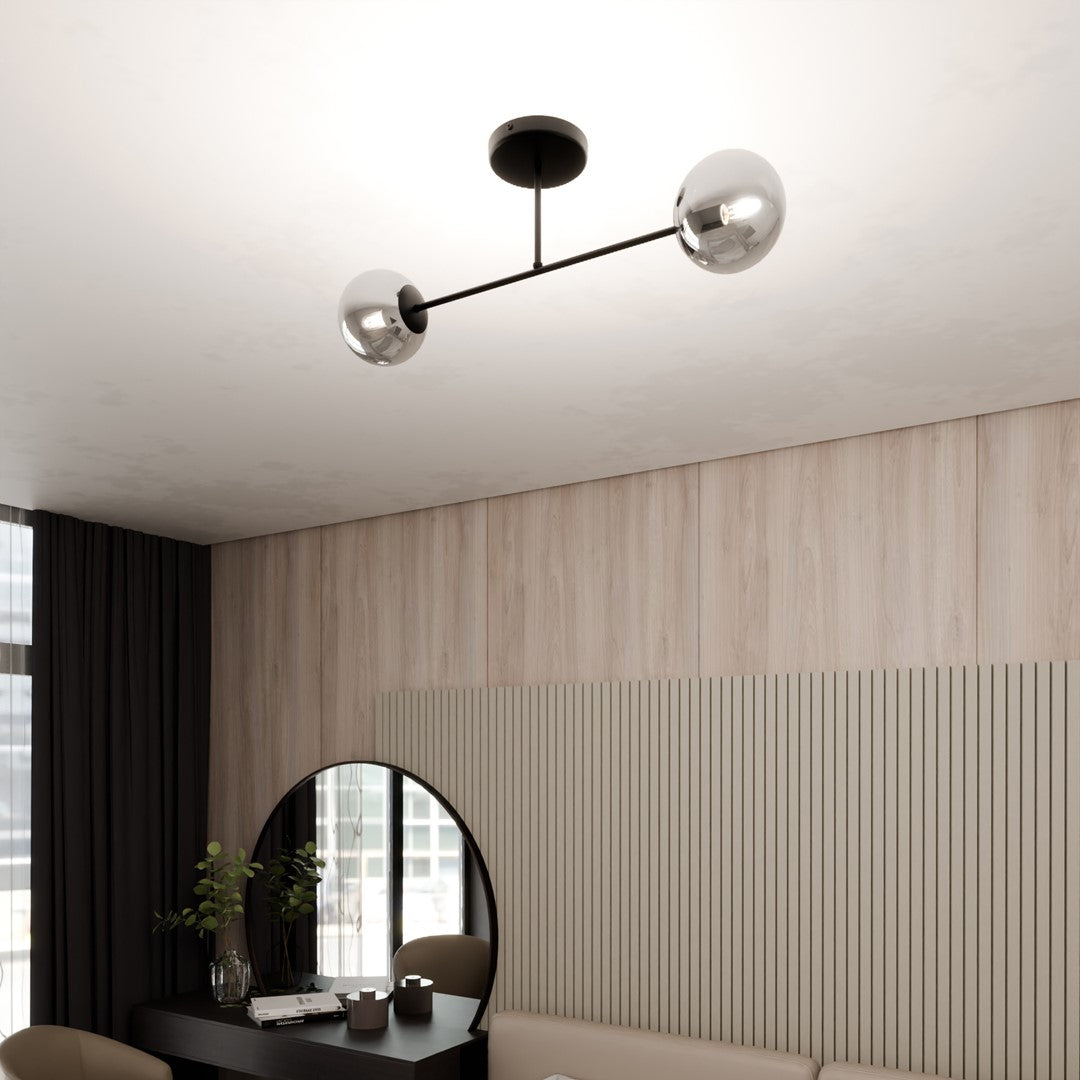 Loftlampe ROMA 2 - Sort / Grafit - Nordic Unique