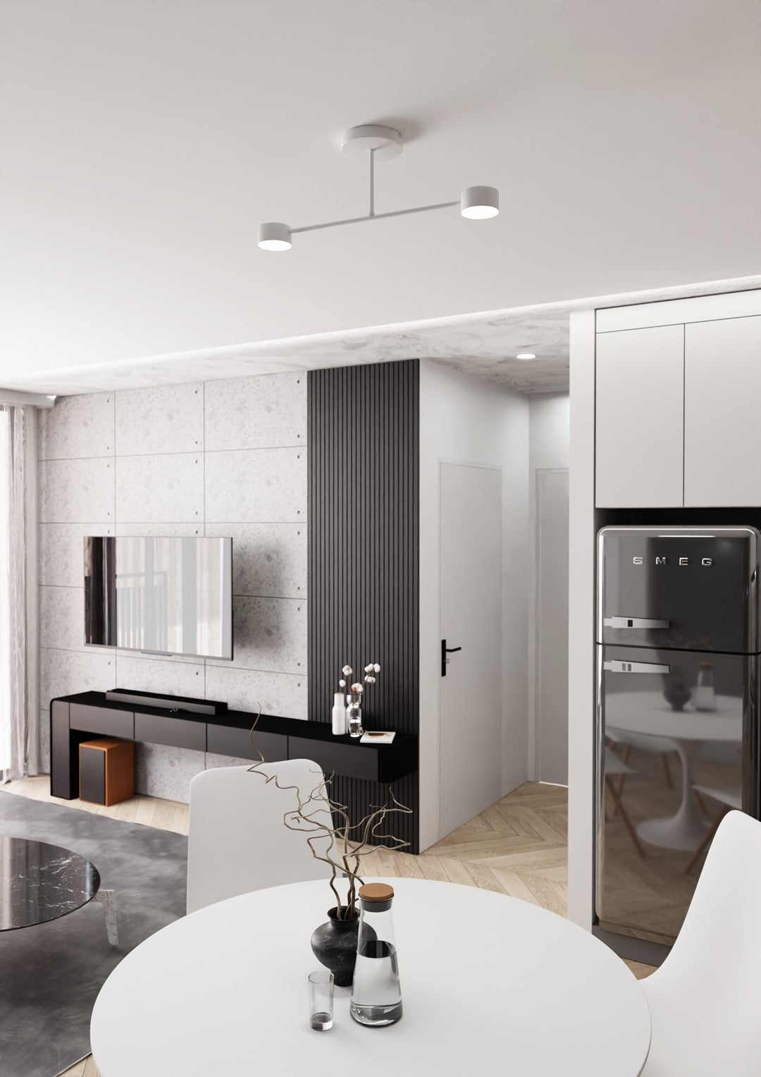 Loftlampe HALO 2 - Hvid - Nordic Unique