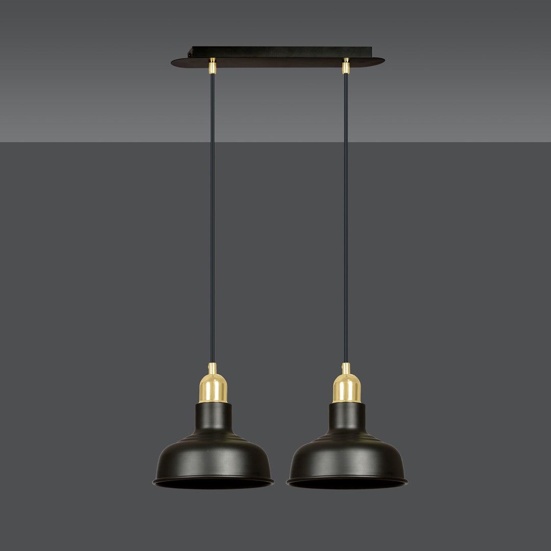 Loftlampe IBOR 2 - Sort / Guld - Nordic Unique
