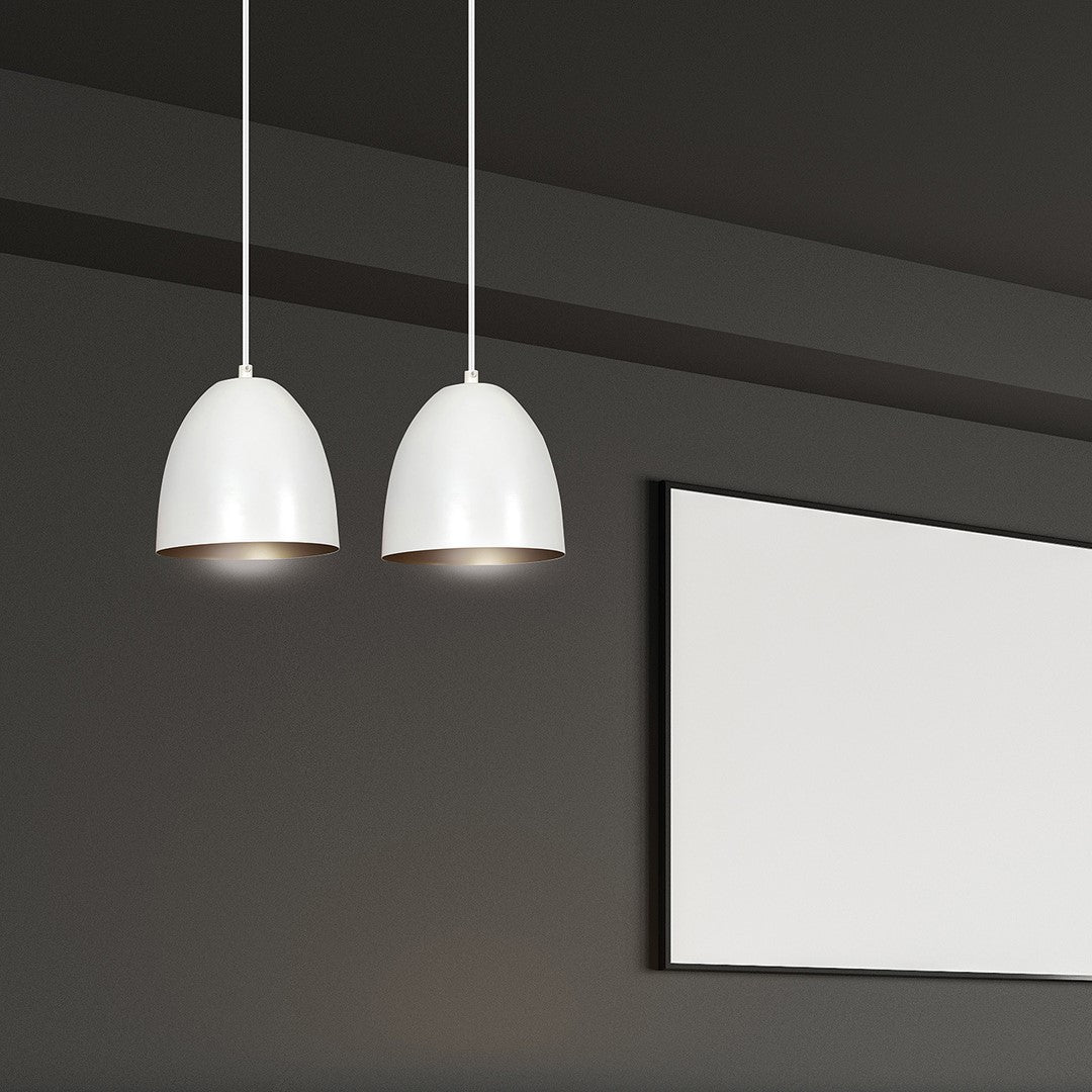 Loftlampe LENOX 2 - Hvid / Guld - Nordic Unique