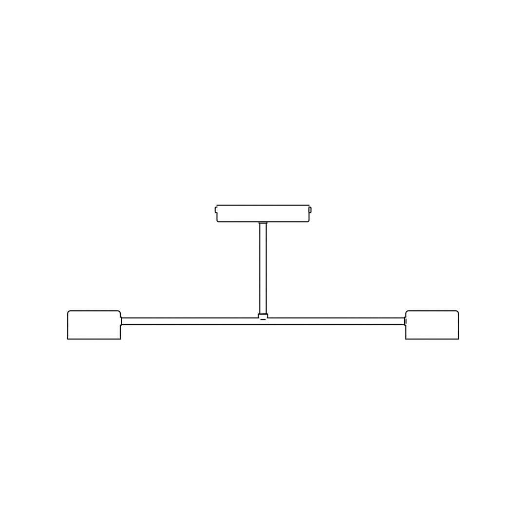 Loftlampe HALO 2 - Sort - Nordic Unique