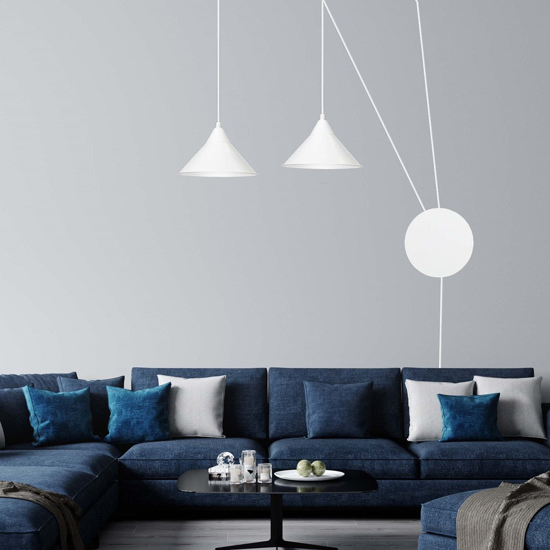 Loftlampe ABRAMO 2 - Hvid - Nordic Unique