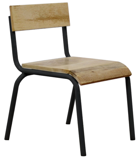 Original Stol Træ-metal Sort - Sæt af 2