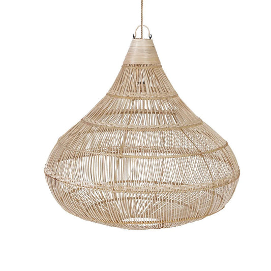 Dråbe Lampe Vedhæng - Naturlig - M