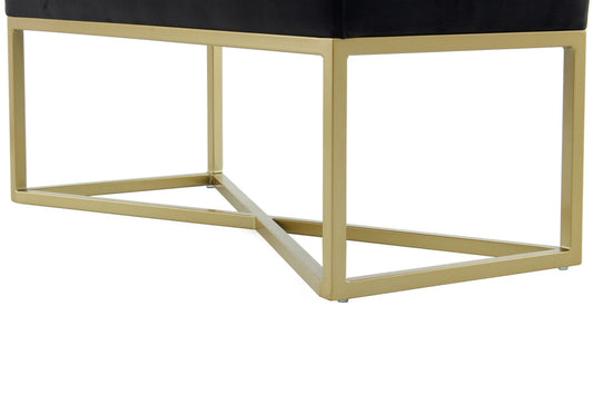 Bænk Diaz 100 – Sort / Guld - Nordic Unique