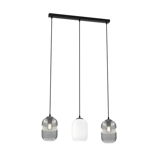 Loftlampe VERDI 3 - Sort / Hvid / Grafit - Nordic Unique