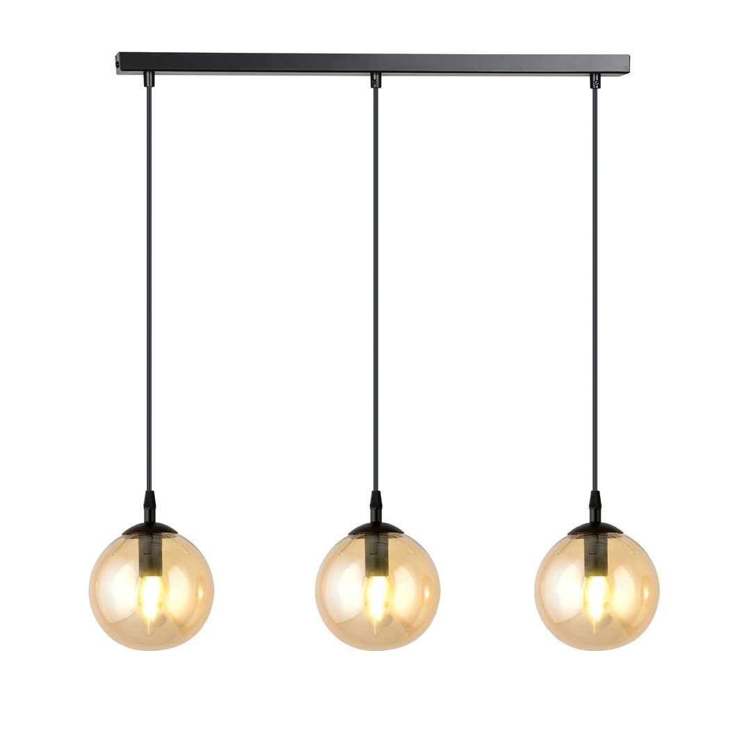 Loftlampe COSMO 3 - Sort / Rav - Nordic Unique