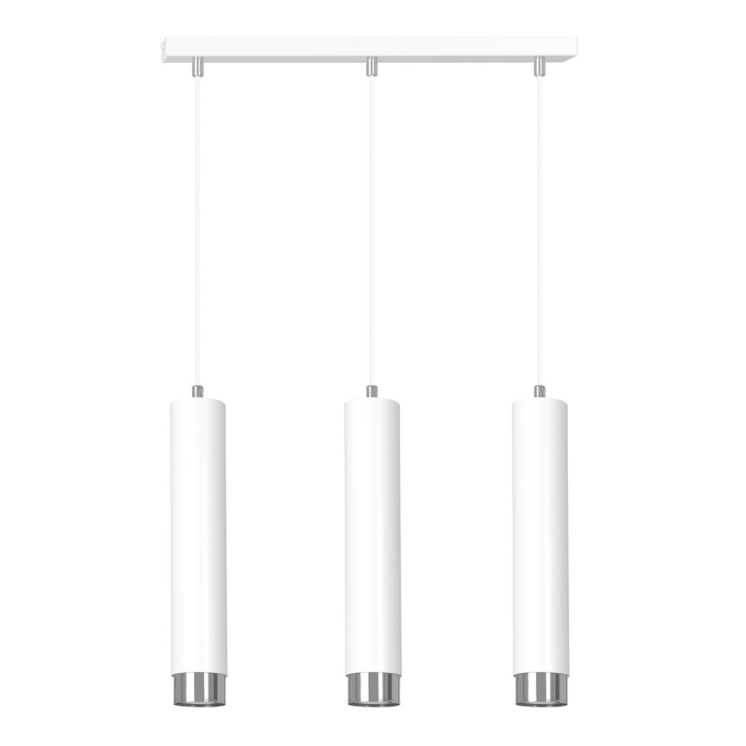 Loftlampe KIBO 3 - Hvid / Krom - Nordic Unique