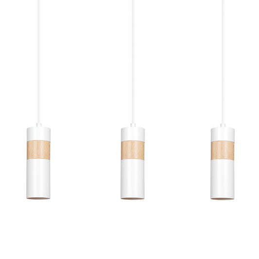 Loftlampe AKARI 3 - Hvid / Træ - Nordic Unique