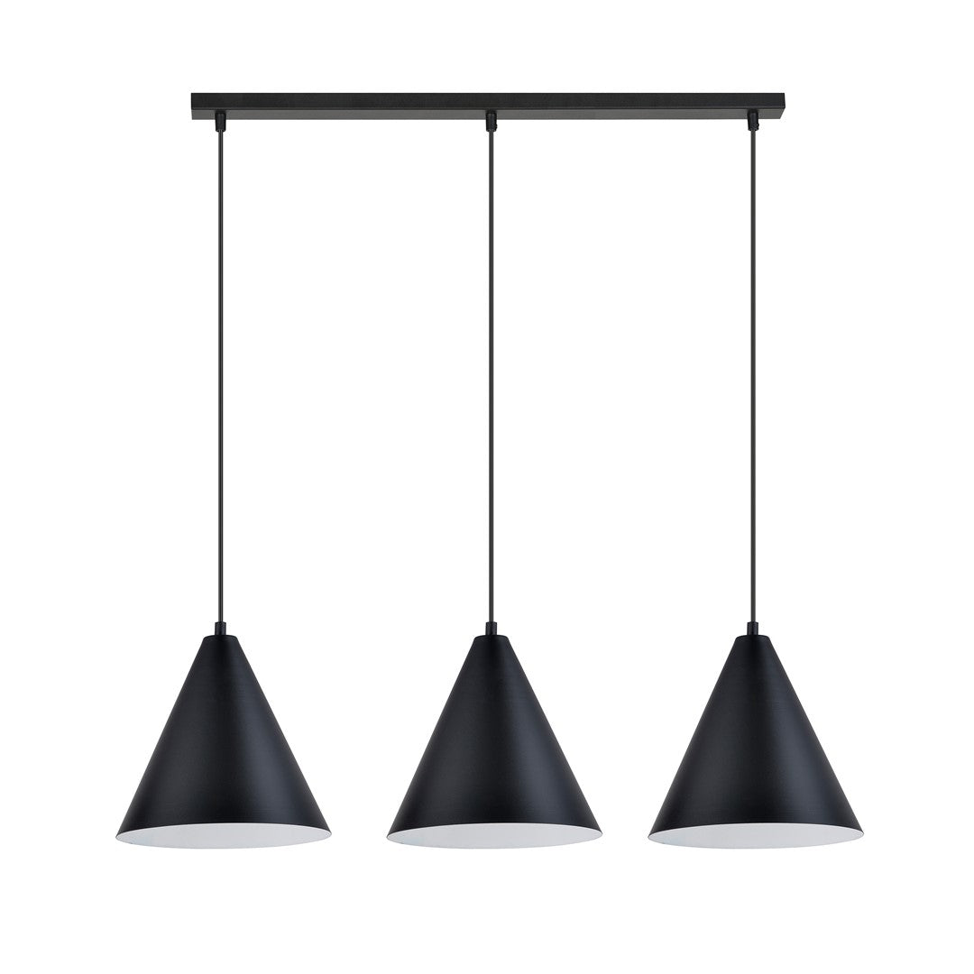 Loftlampe REBEL 3 - Sort / Hvid - Nordic Unique