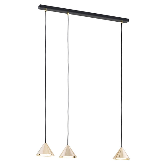 Loftlampe ELIT 3 - Sort / Guld - Nordic Unique