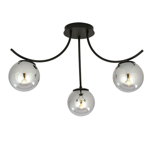 Loftlampe BOSTON 3 - Sort / Grafit - Nordic Unique