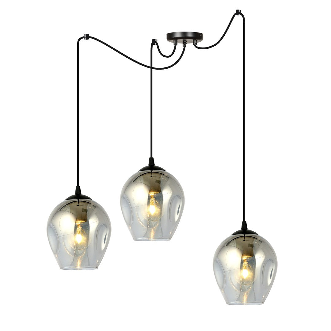 Loftlampe NIVEAU 3 - Sort / Grafit - Nordic Unique