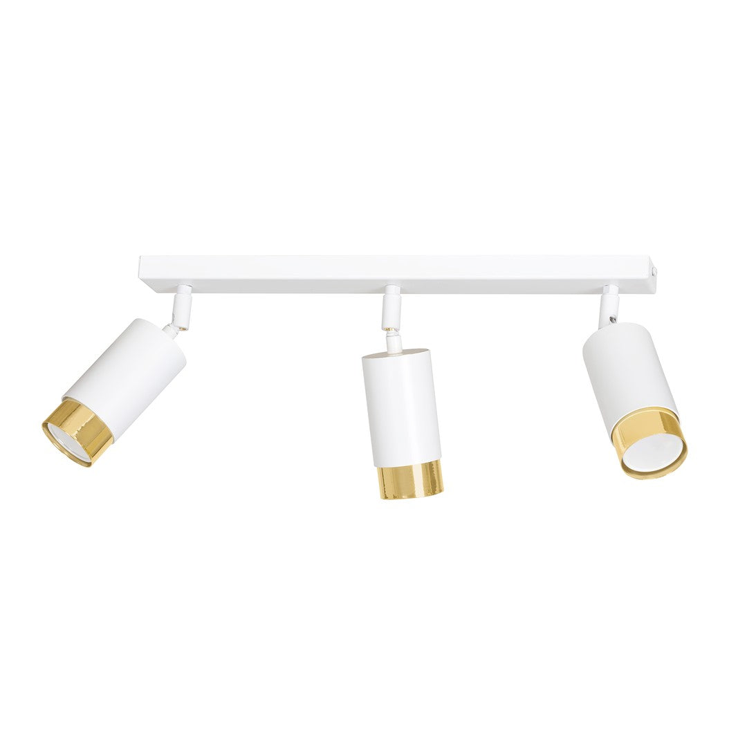 Loftlampe HIRO 3 - Hvid / Guld - Nordic Unique