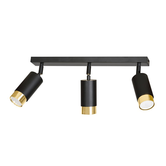 Loftlampe HIRO 3 - Sort / Guld - Nordic Unique