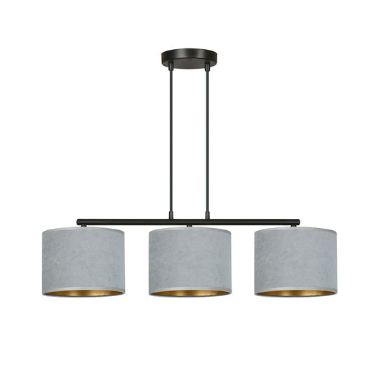 Loftlampe HILDE 3 - Sort / Grå / Guld - Nordic Unique