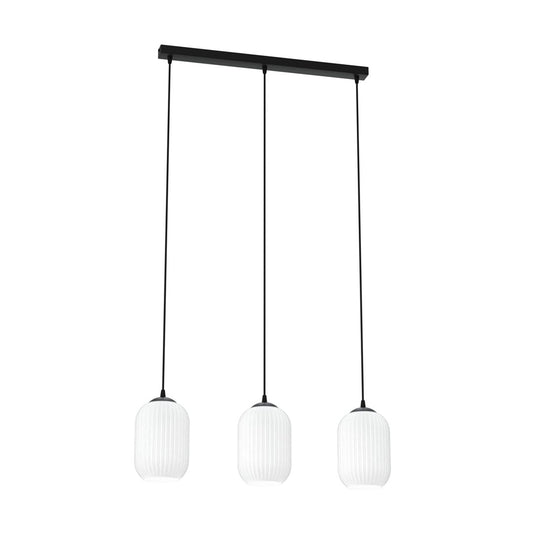 Loftlampe VERDI 3 - Sort / Hvid - Nordic Unique