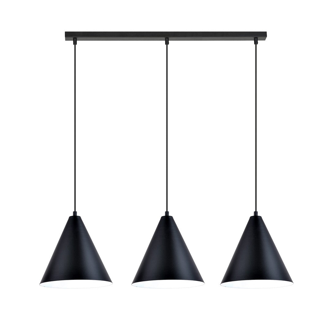 Loftlampe REBEL 3 - Sort / Hvid - Nordic Unique