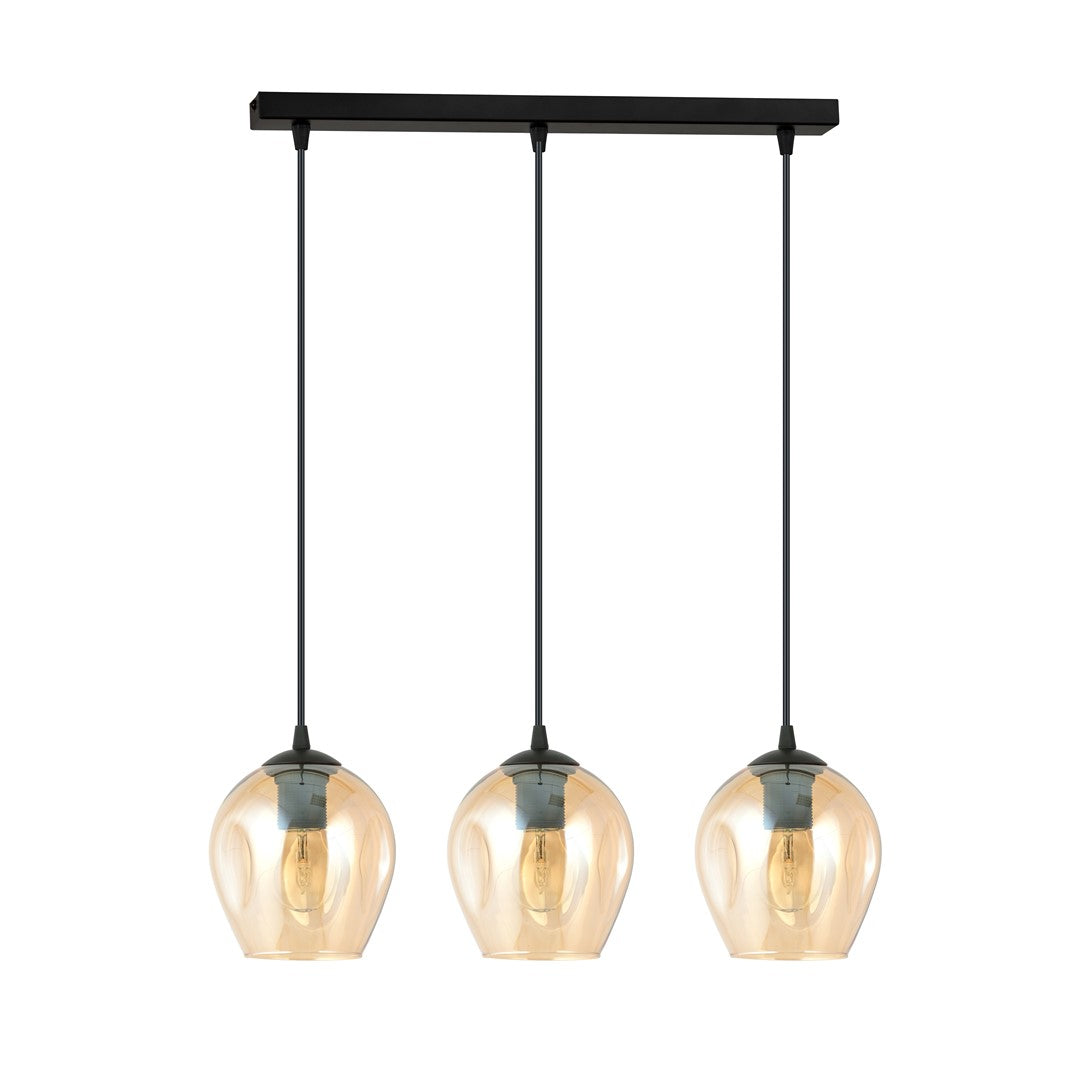 Loftlampe ISTAR 3 - Sort / Rav - Nordic Unique