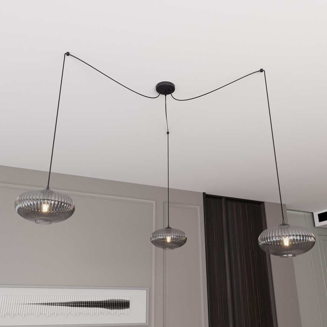 Loftlampe ORIGO 3 - Sort / Grafit - Nordic Unique