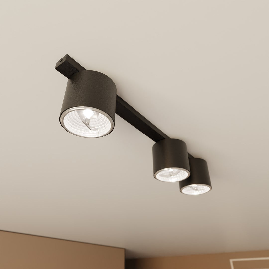 Loftlampe NANO 3 - Sort - Nordic Unique