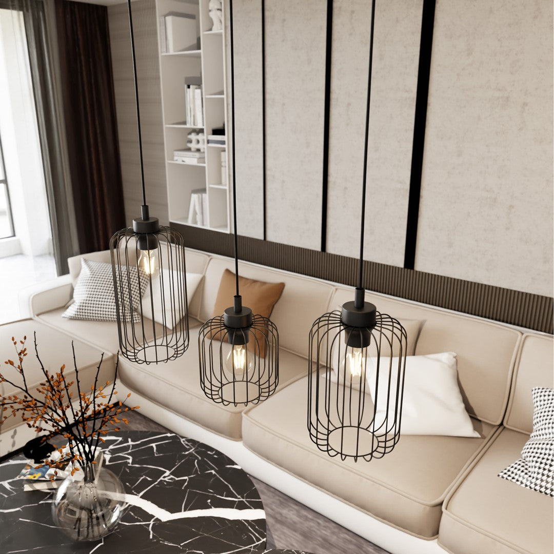 Loftlampe VANDER 3 - Sort - Nordic Unique