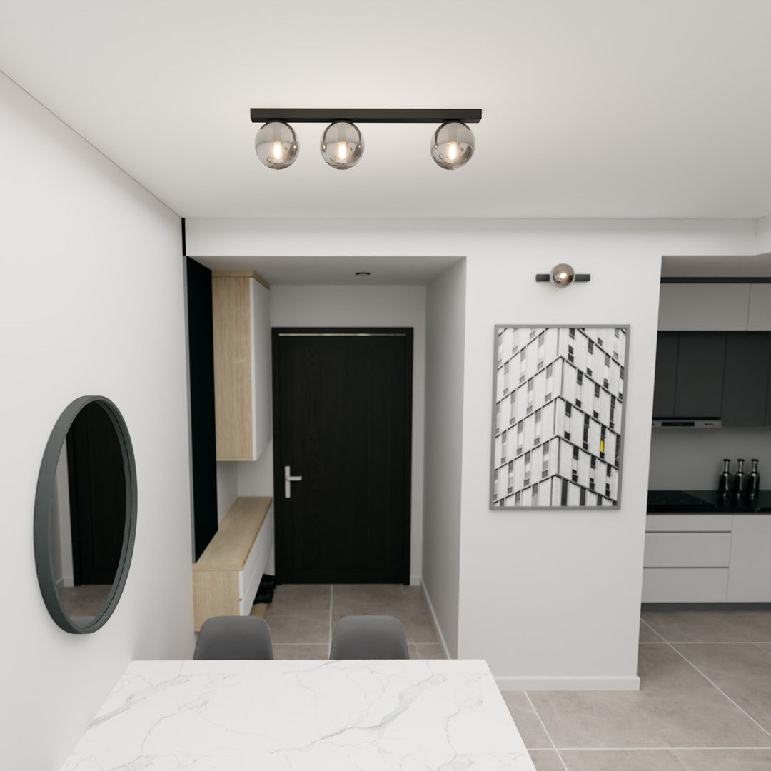 Loftlampe FIT 3 - Sort / Grafit - Nordic Unique