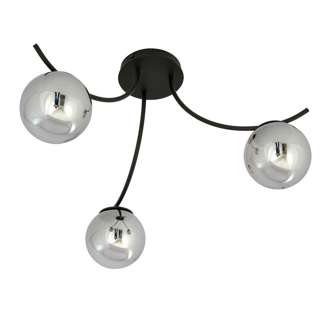 Loftlampe BOSTON 3 - Sort / Grafit - Nordic Unique