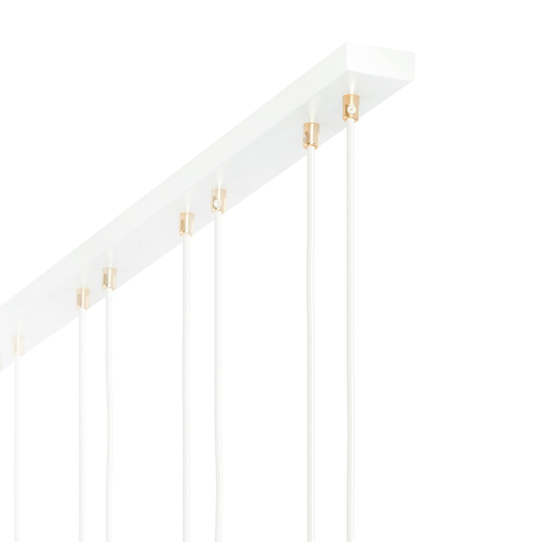 Loftlampe GLAM 3 - Hvid / Guld - Nordic Unique