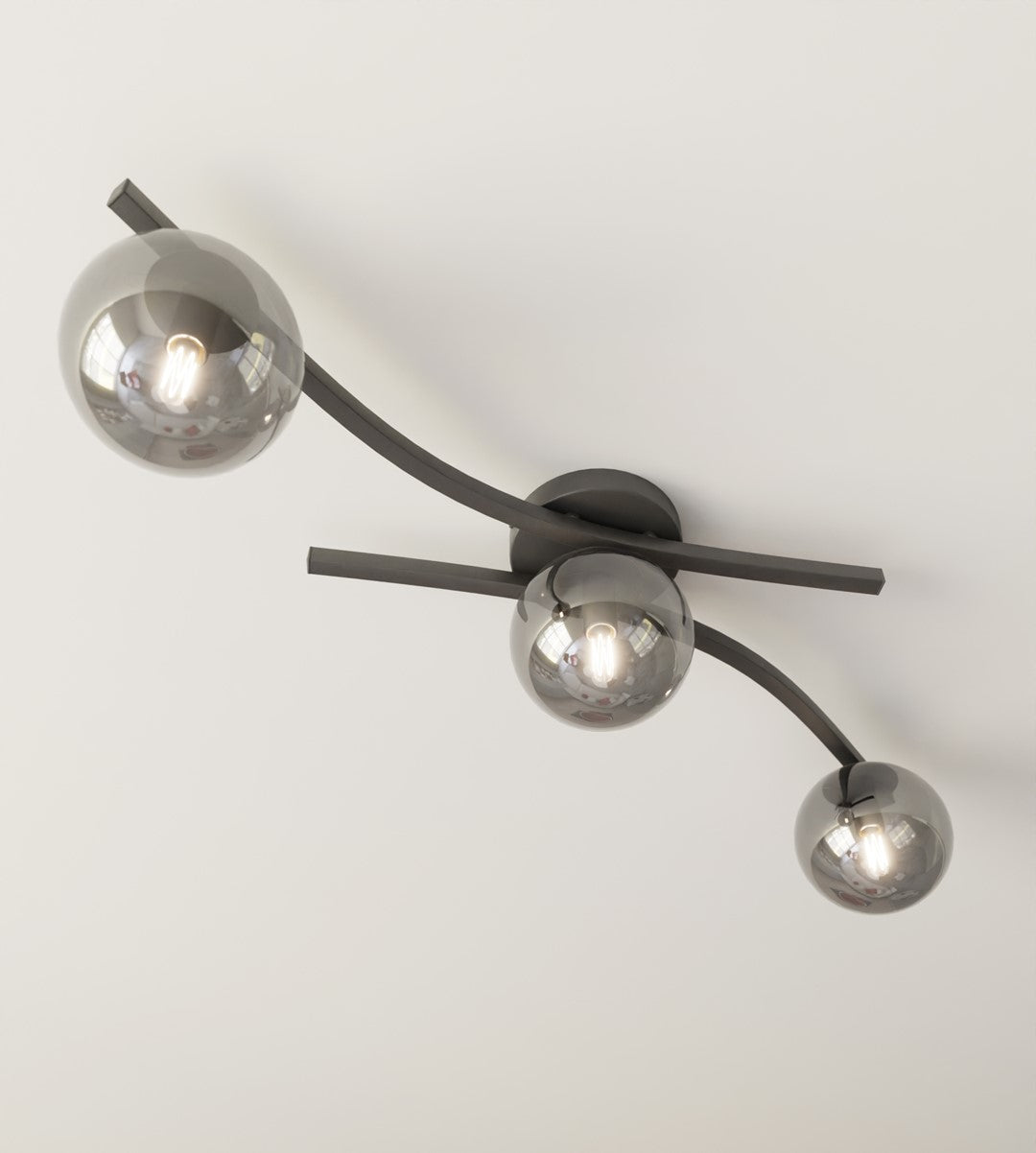 Loftlampe OPUS 3 - Sort / Grafit - Nordic Unique