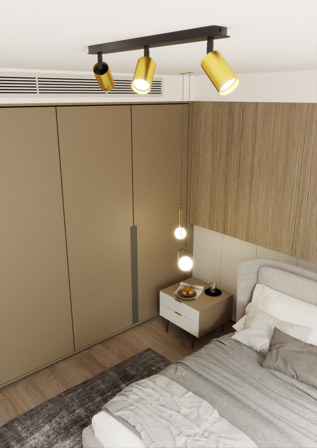 Loftlampe ZEN 3 - Sort / Guld - Nordic Unique