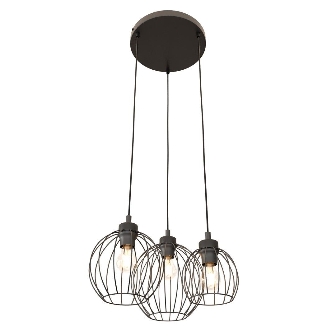 Loftlampe NANDO 3 Premium - Sort - Nordic Unique