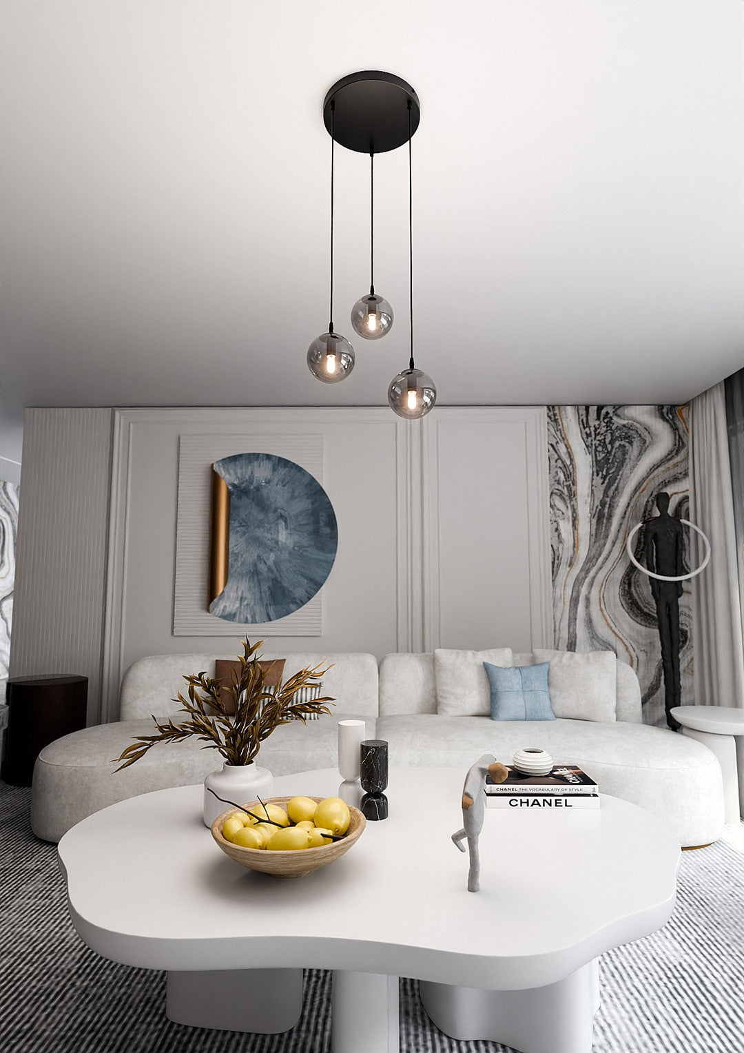 Loftlampe COSMO 3 Premium - Sort / Grafit - Nordic Unique