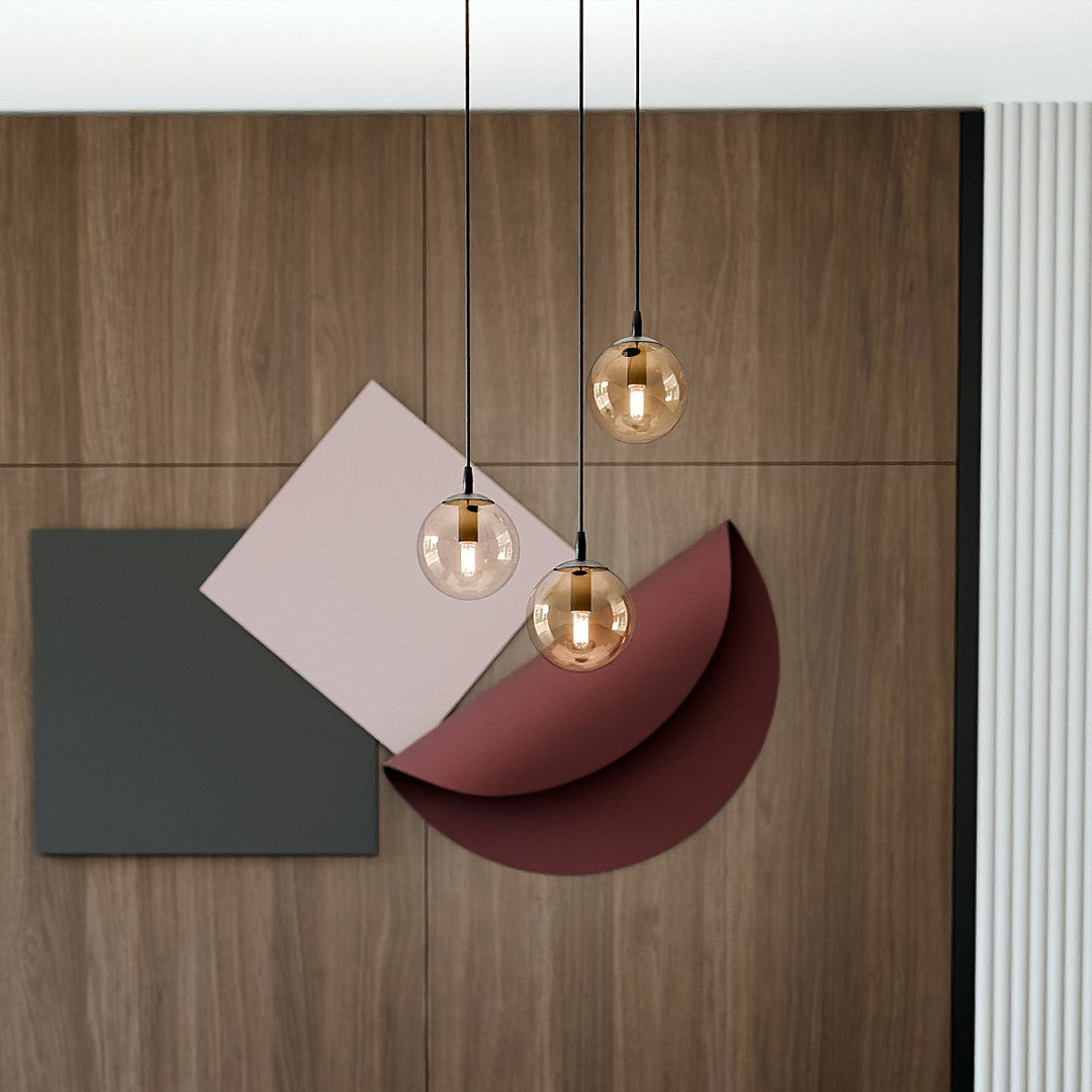 Loftlampe COSMO 3 Premium - Sort / Rav - Nordic Unique