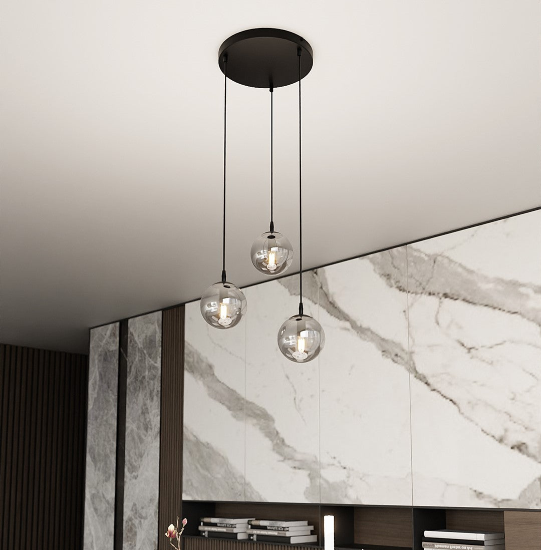 Loftlampe COSMO 3 Premium - Sort / Grafit - Nordic Unique