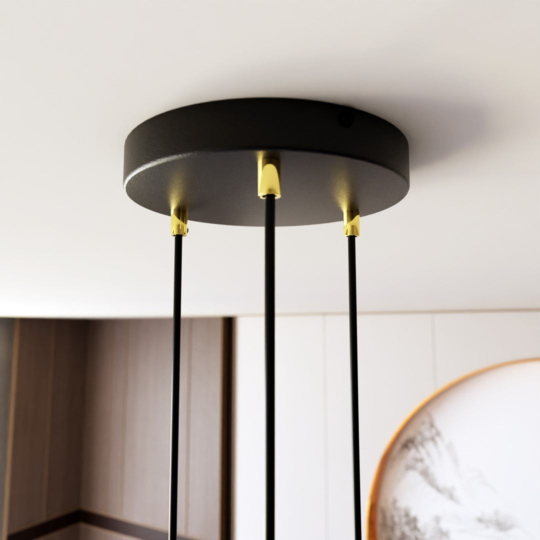 Loftlampe SELTER 3 Premium - Sort / Guld - Nordic Unique