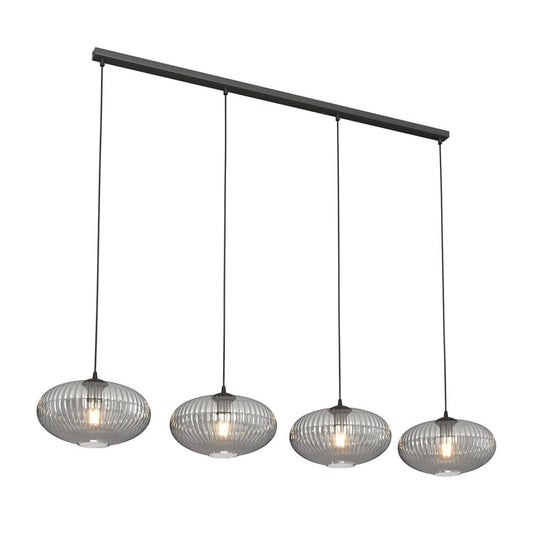 Loftlampe COCO 4 - Sort / Grafit - Nordic Unique