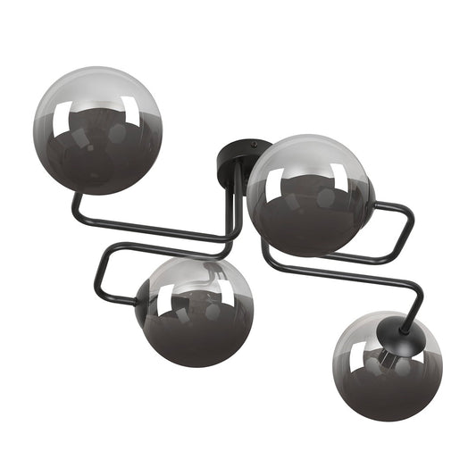 Loftlampe BRENDI 4 - Sort / Grafit - Nordic Unique