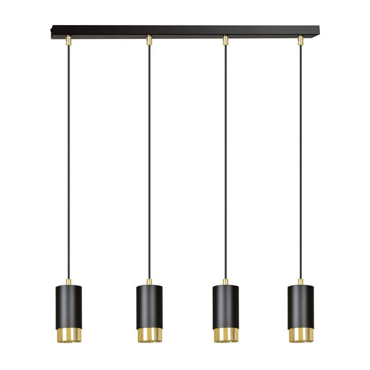 Loftlampe FUMIKO 4 - Sort / Guld - Nordic Unique