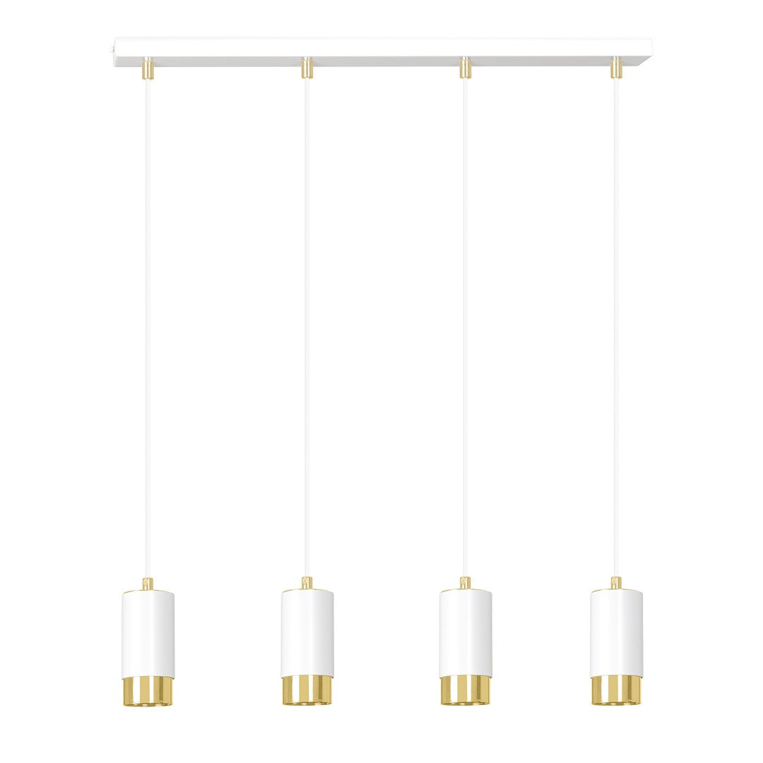 Loftlampe FUMIKO 4 - Hvid / Guld - Nordic Unique