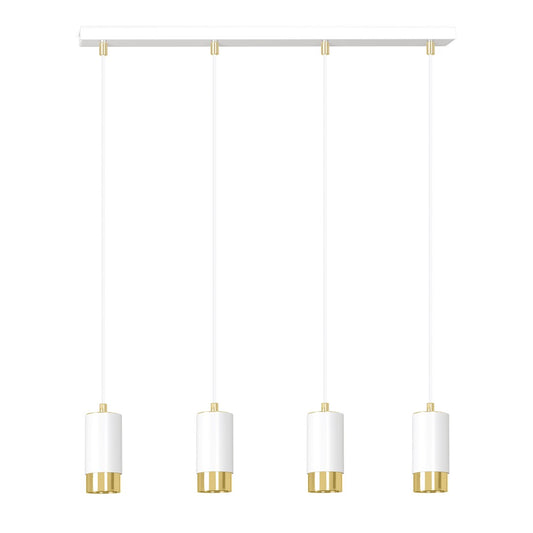 Loftlampe FUMIKO 4 - Hvid / Guld - Nordic Unique